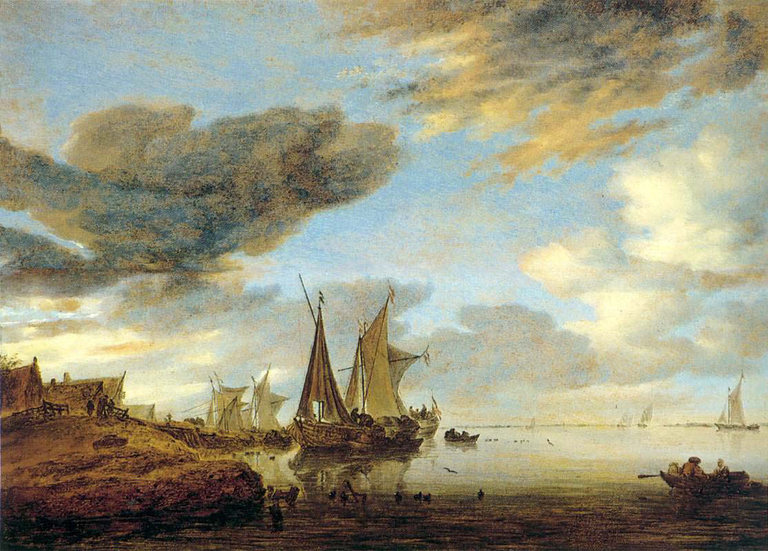 Boats near a Village